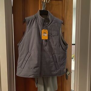 Carhartt Charcoal Quilted Vest